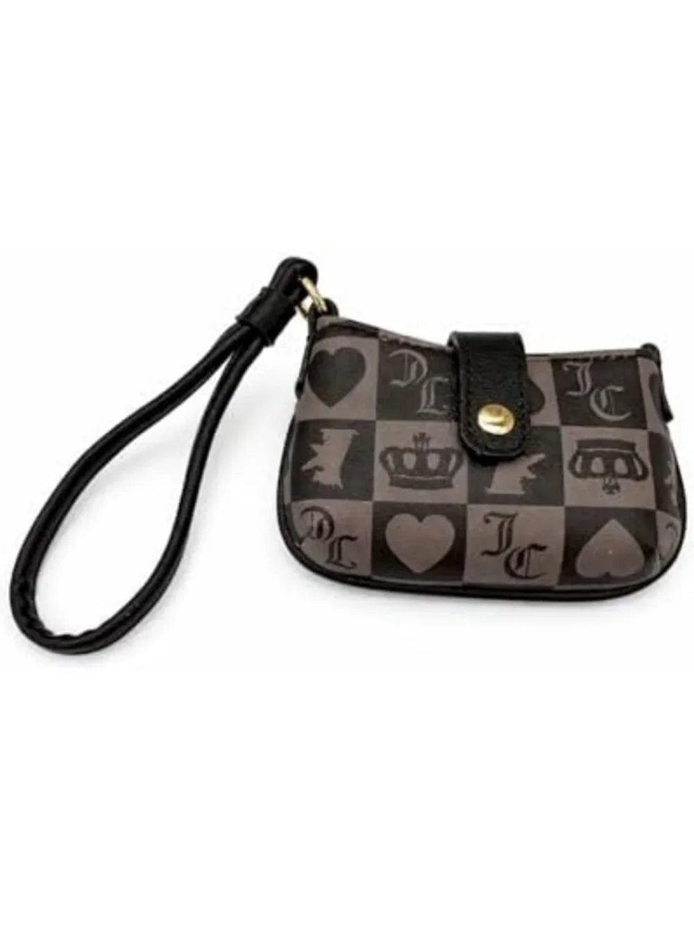 Chic Mini Tab Wristlet with Heart-Shaped Accessory Case | Stylish & Functional